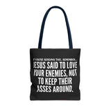 JESUS SAID TOTE BAG