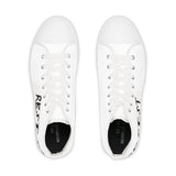 RESIST - WHITE HI TOP SNEAKERS - WHITE SOLE