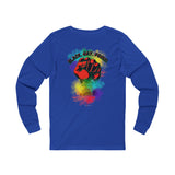 BLACK GAY PROUD FIST UNISEX LONG SLEEVE