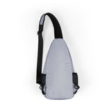 V EAUX IV - WHITE W/ BLACK EAUX SLING BAG