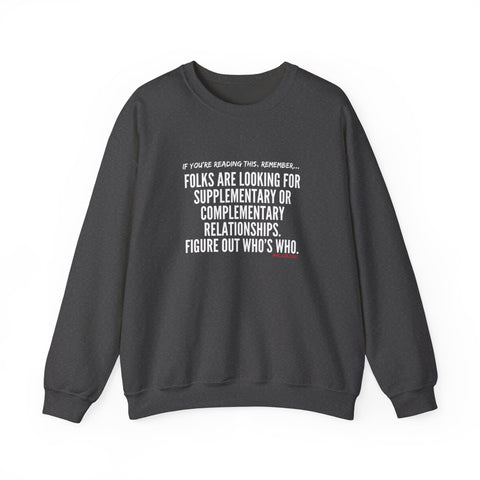 FIGURE OUT UNISEX SWEAT SHIRT