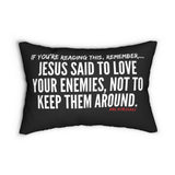 JESUS SAID (CLEAN) LUMBAR PILLOW