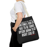 UPSIDE DOWN TOTE BAG