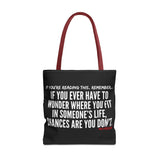 WHERE YOU FIT TOTE BAG