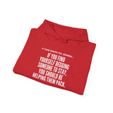 HELP THEM PACK UNISEX HOODIE