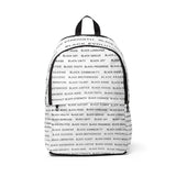 BLACK MAGIC - BLACK LETTERS BOOK BAG