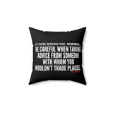 TRADING PLACES THROW PILLOW