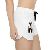 V EAUX IV - BLACK W/ GOLD EAUX WOMEN'S CASUAL SHORT