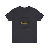 REACH FOR SOMETHING BLACK GOLD UNISEX SHORT SLEEVE T-SHIRTS