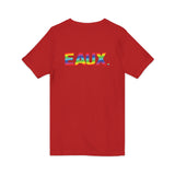 EAUX RAINBOW UNISEX V-NECK T-SHIRTS