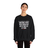 WEED THEMSELVES OUT UNISEX SWEATSHIRT