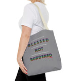 BLACK WOMAN RAINBOW TOTE BAG