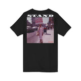 STAND - WHITE UNISEX V-NECK T-SHIRT