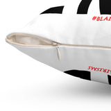 HIGH END BLACK THROW PILLOW