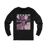 STAND - WHITE UNISEX LONG SLEEVE T-SHIRT