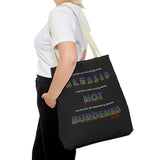 BLACK MAN RAINBOW TOTE BAG