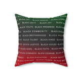 BLACK MAGIC - RBG THROW PILLOW