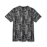 EAUX WHITE AOP UNISEX T-SHIRT