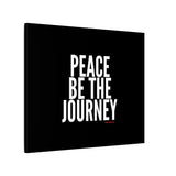 PEACE BE THE JOURNEY WHITE CANVAS ART