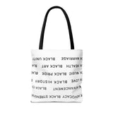 BLACK MAGIC - BLACK LETTERS TOTE BAG