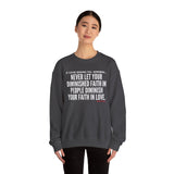 DIMINISHED FAITH UNISEX SWEATSHIRT