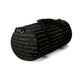 BLACK MAGIC - GOLD LETTERS DUFFEL BAG