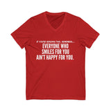 SMILES FOR YOU UNISEX V-NECK T-SHIRT