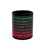 BLACK MAGIC - RBG CERAMIC MUG - BLACK 11oz & 15oz
