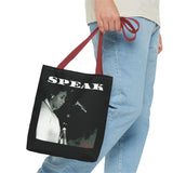 SPEAK - WHITE TOTE BAG