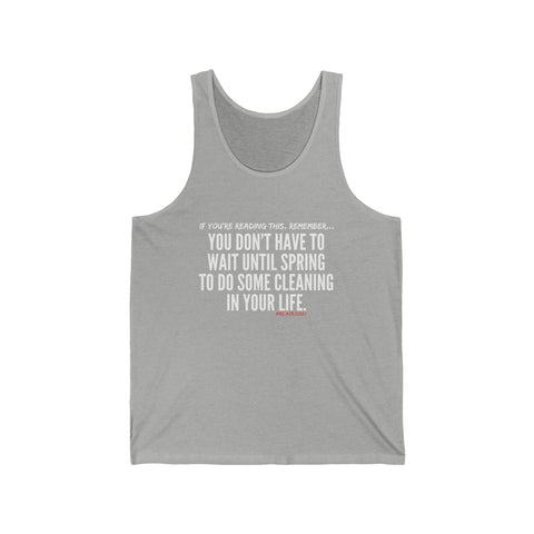SPRING CLEANING UNISEX TANK TOP