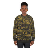 EAUX - GOLD AOP UNISEX SWEATSHIRT