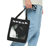 SPEAK - WHITE TOTE BAG