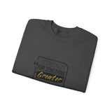 REACH FOR SOMETHING BLACK GOLD UNISEX SWEATSHIRTS