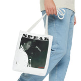 SPEAK - BLACK TOTE BAG