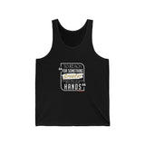 REACH FOR SOMETHING WHITE GOLD UNISEX TANK TOP