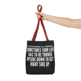 UPSIDE DOWN TOTE BAG