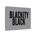 BLACKITY BLACK - BLACK CANVAS ART