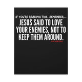 JESUS SAID (CLEAN) CANVAS ART