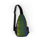 EAUX - BLACK ON MARDI GRAS SLING BAG
