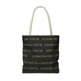 BLACK MAGIC - BLACK GOLD TOTE BAG