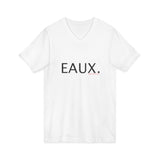 EAUX BLACK UNISEX V-NECK T-SHIRTS