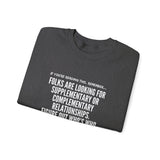 FIGURE OUT UNISEX SWEAT SHIRT
