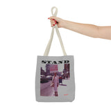 STAND - BLACK TOTE BAG