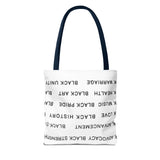 BLACK MAGIC - BLACK LETTERS TOTE BAG