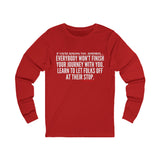 LET FOLKS OFF UNISEX LONGSLEEVE T-SHIRT