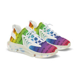 BLACK MAGIC RAINBOW BLACK MESH SNEAKERS