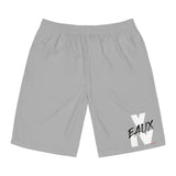 V EAUX IV - WHITE W/ BLACK EAUX BOARD SHORTS