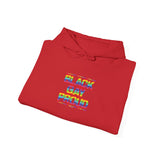 BLACK GAY PROUD UNISEX HOODIE