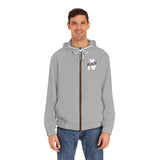 V EAUX IV - WHITE W/ BLACK EAUX AOP ZIP HOODIE