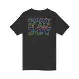 COUNT IT ALL JOY UNISEX V-NECK  T-SHIRTS